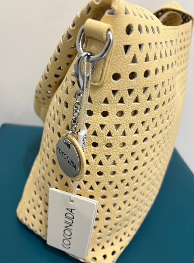 Borsa Coconuda Traforata - Giallo Chiaro