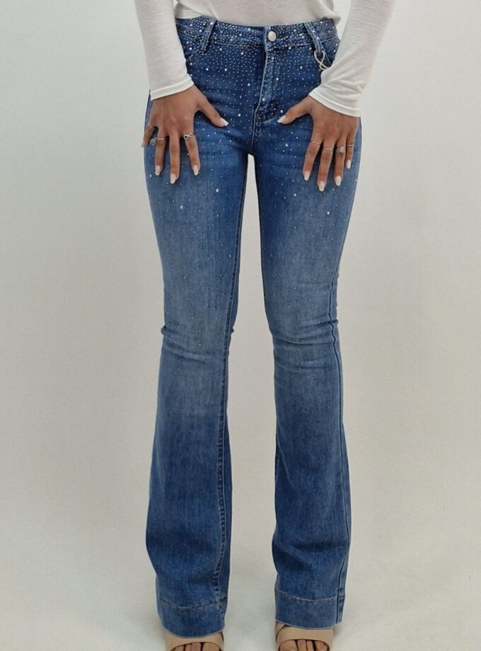 Jeans Scintillio a Zampetta