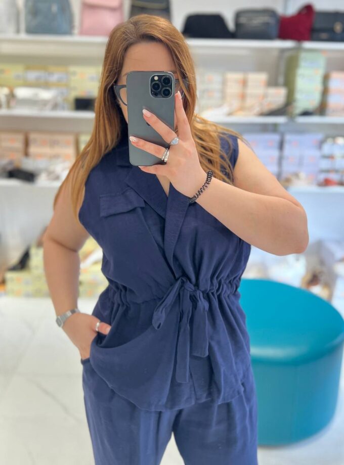 Coordinato Emily Curvy - Blu