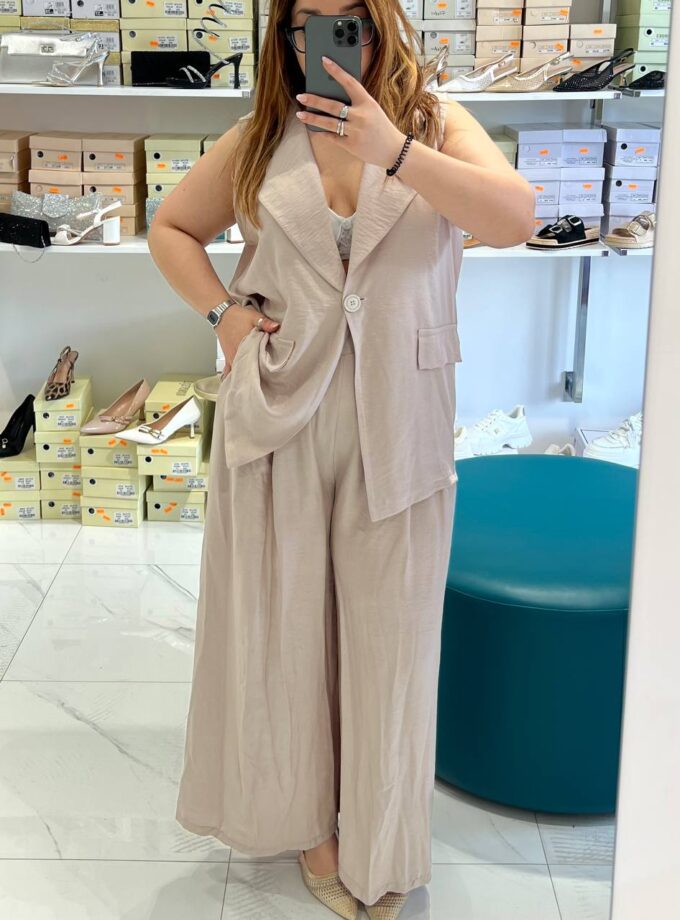Tailleur Sofia Curvy - Beige