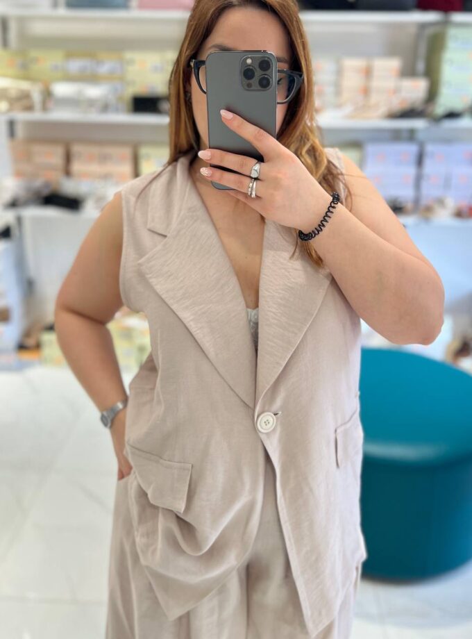 Tailleur Sofia Curvy - Beige