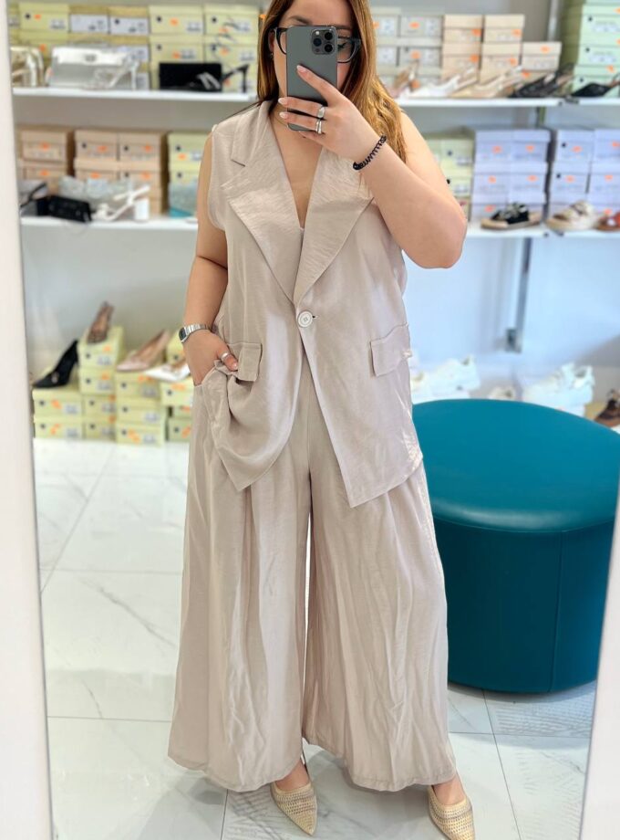 Tailleur Sofia Curvy - Beige