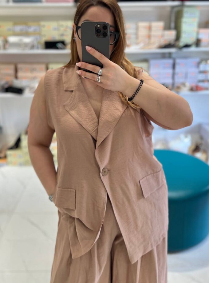 Tailleur Sofia Curvy - Sabbia