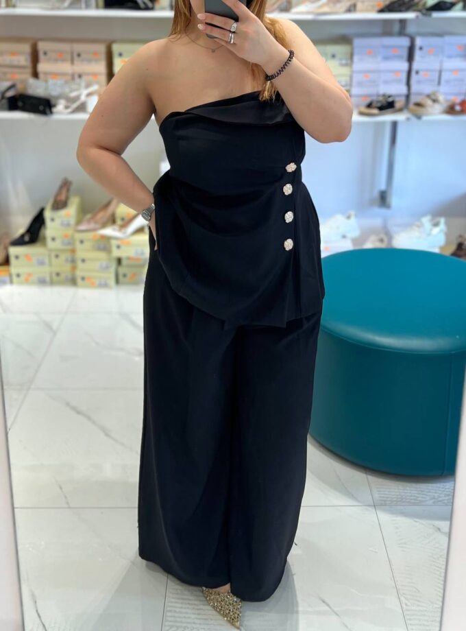 Coordinato Elegance Curvy - Nero