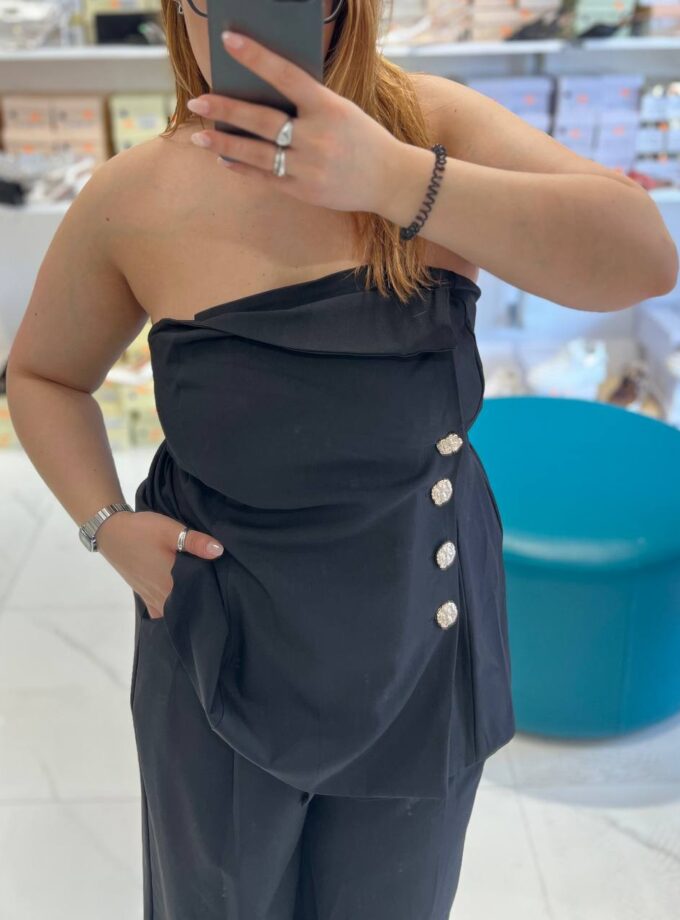 Coordinato Elegance Curvy - Nero