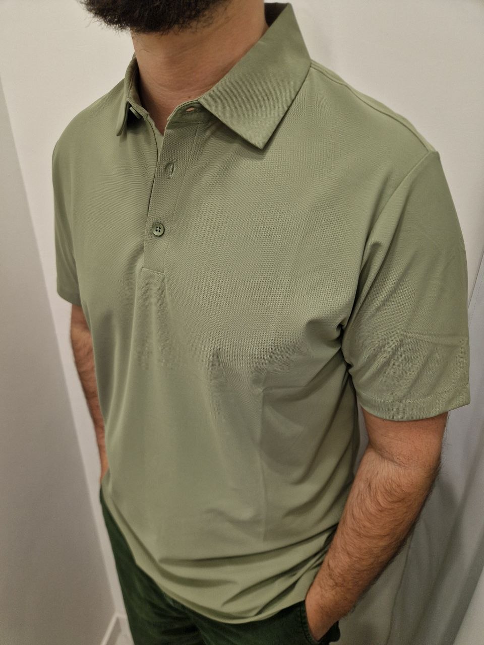 Polo Tessuto Tecnico - Verde