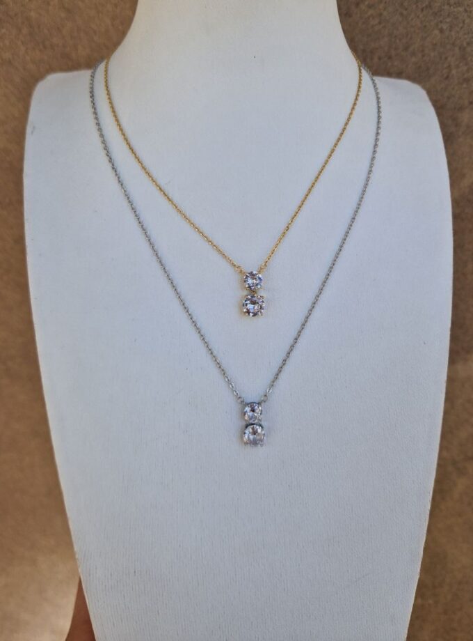 Collana Doppio Punto Luce