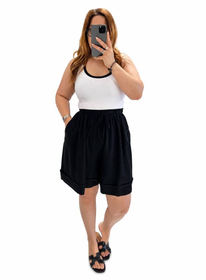 Bermuda In Simil Lino Curvy