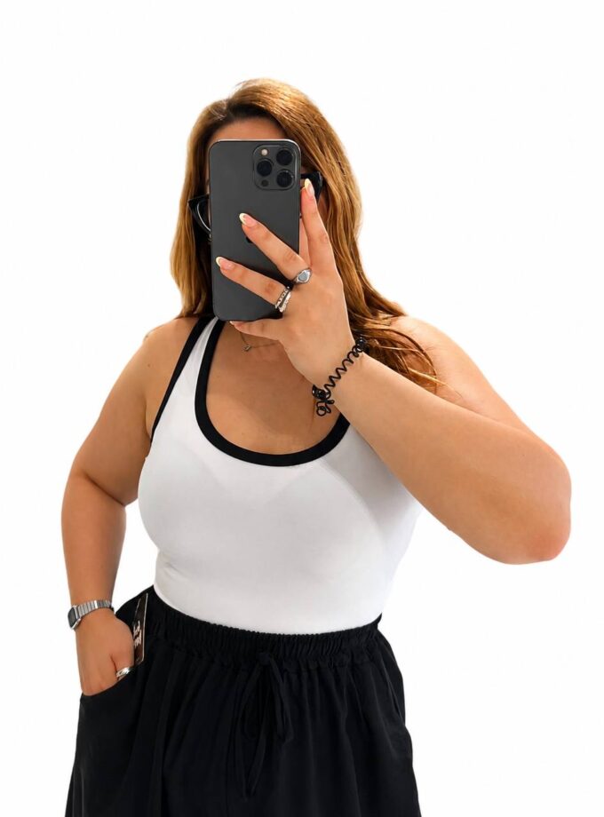 Body Bicolore A Canotta