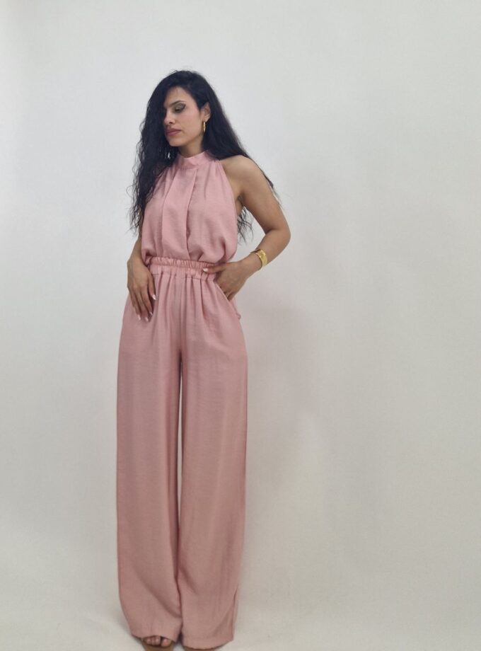 Coordset Pink In Simil Lino