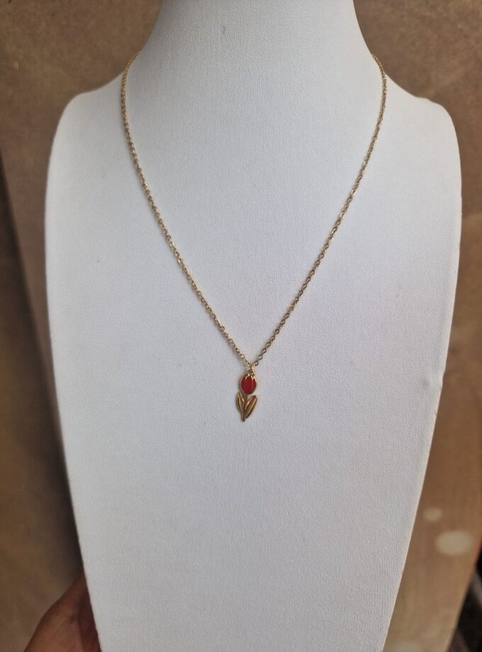Collana Tulipano Red