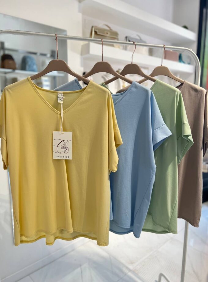 Maglia Curvy Mezza Manica Basic