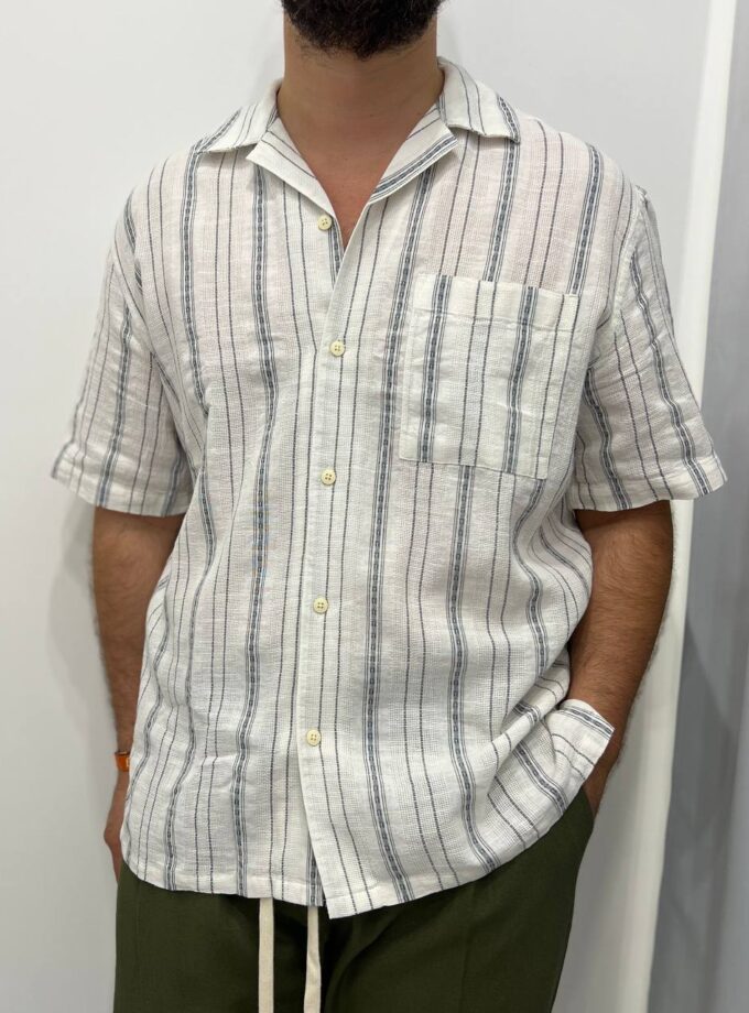 Camicia Bali Misto Lino Uomo