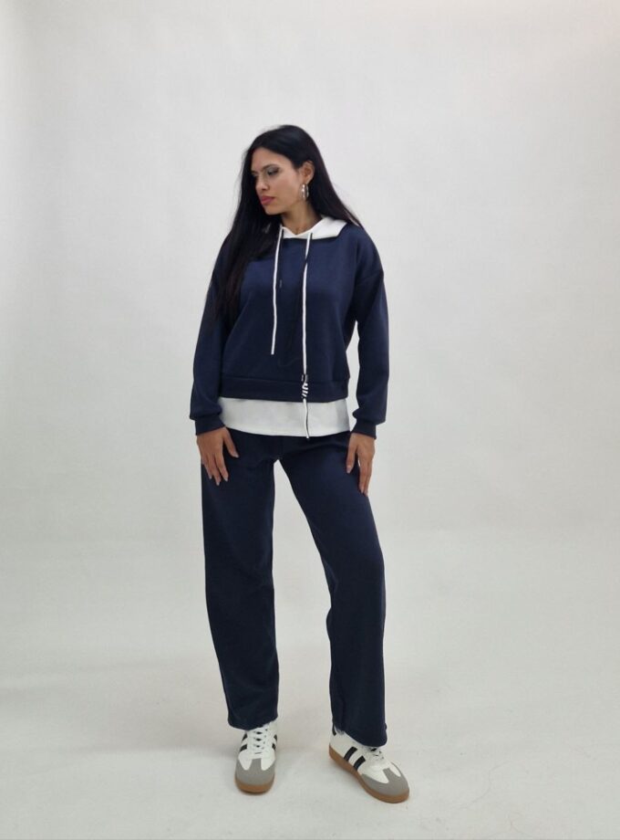 Tuta Sporty Bicolor - Blu