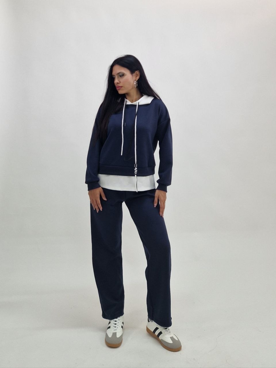 Tuta Sporty Bicolor - Blu