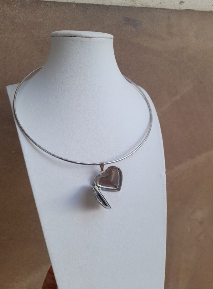Collana Rigida Cuore Portafoto