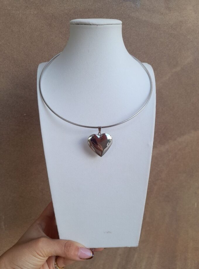 Collana Rigida Cuore Portafoto