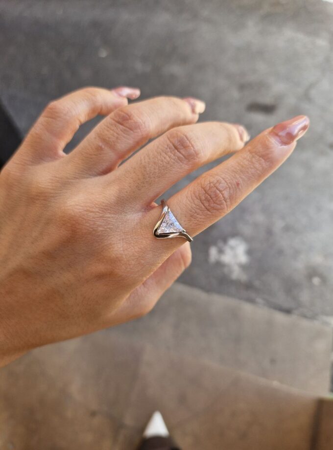 Anello Verso Zirconia