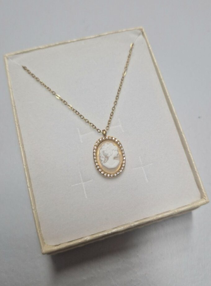 Collana Simil Cameo - Gold