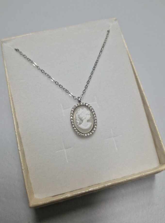 Collana Simil Cameo - Silver
