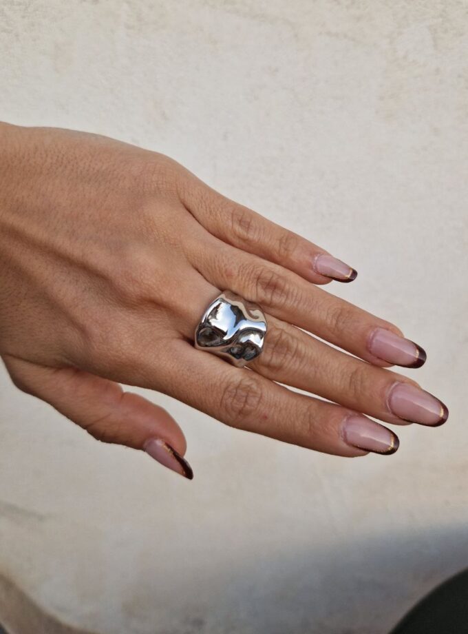 Anello Scultura Plus - Silver