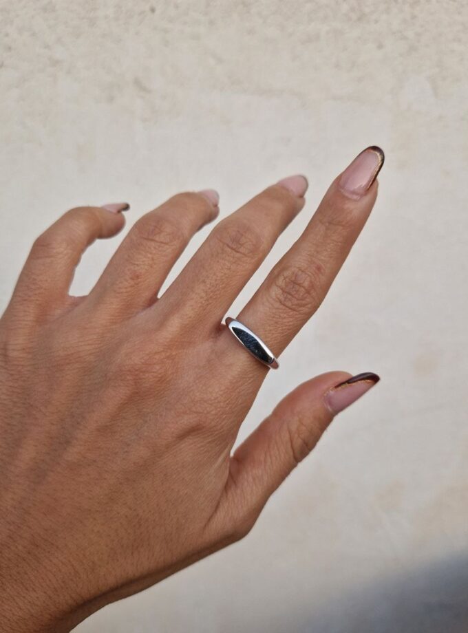 Anello Chevalier Slim - Silver