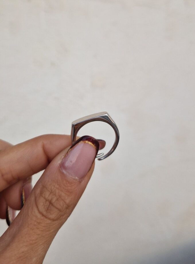 Anello Chevalier Slim - Silver