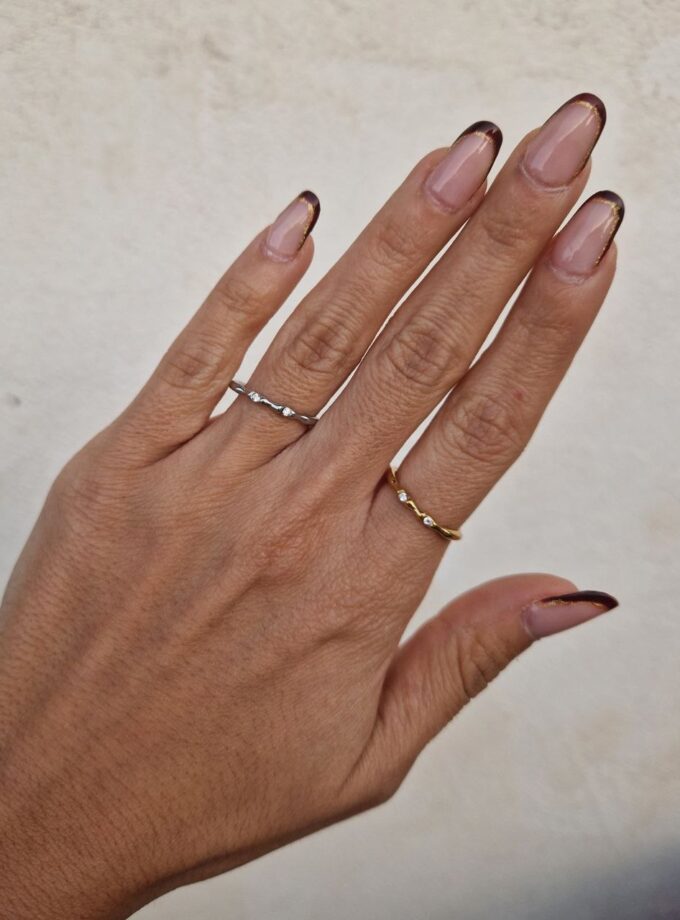 Anello Coroncina Slim