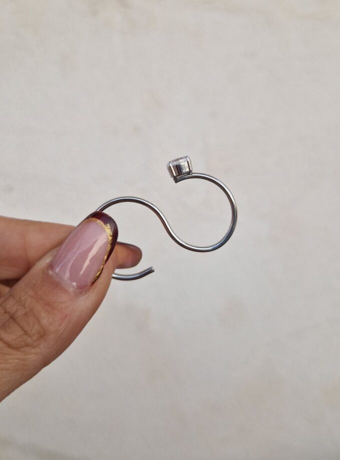 Anello a due dita - Silver