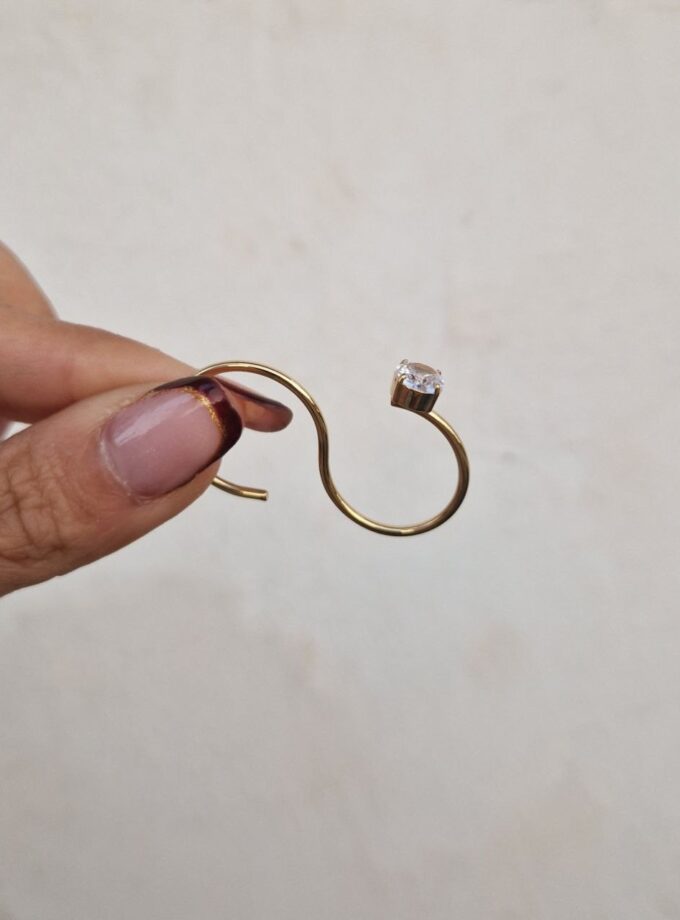 Anello a due dita - Gold