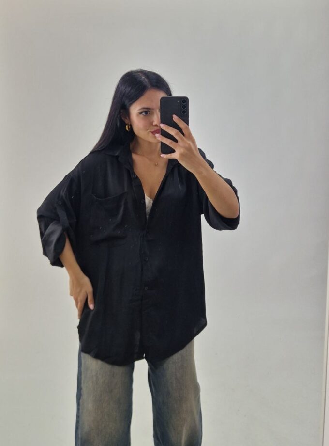 Camicia Over Utility - Nera