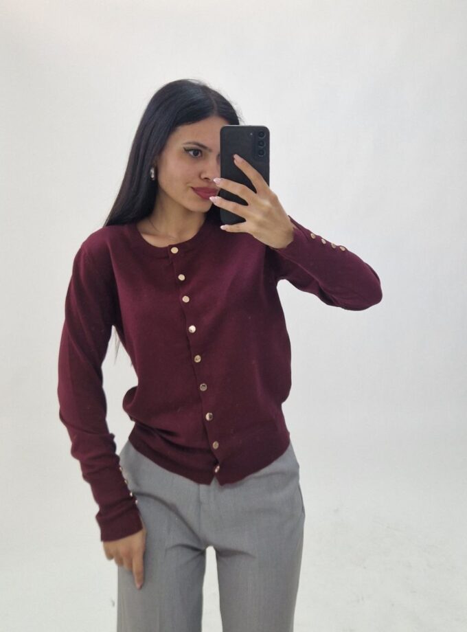 Cardigan Melissa - Bordeaux