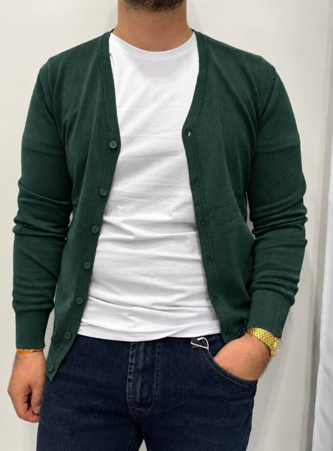 Cardigan Essential - Verde